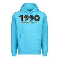 Ocean Blue Womens 30 Years Old 1990 Premium Hoodie - Bettercallsaul