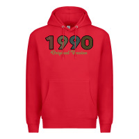 Red Womens 30 Years Old 1990 Premium Hoodie - Bettercallsaul