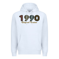 White Womens 30 Years Old 1990 Premium Hoodie - Bettercallsaul