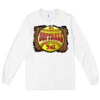 White it's softball y'all Long Sleeve Tee - LillyAllenDesigns