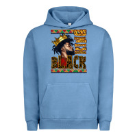 Pigment Pebble Blue black king Urban Hoodie - CowGirlArtShop