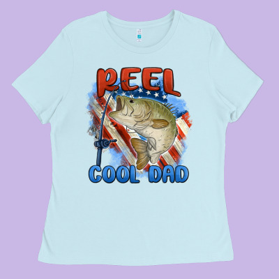 Ladies Tee reel cool dad
