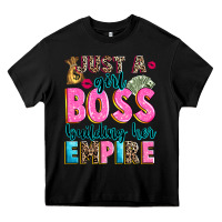 Black just a girl boss building her empire Heavy Core Tee - texasbilliewilder