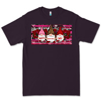 Plum Happy valentines day gnomes rose Premium Tee - RanaPortraitStore