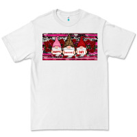 White Happy valentines day gnomes rose Premium Tee - RanaPortraitStore
