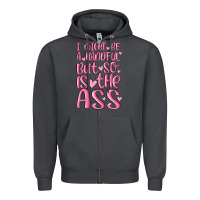 Smoke i might be a handful but so is this ass Zipper Hoodie - MaliasSmallBusiness