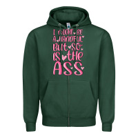 I Might Be A Handful But So Is This Ass Zipper Hoodie | Teevron