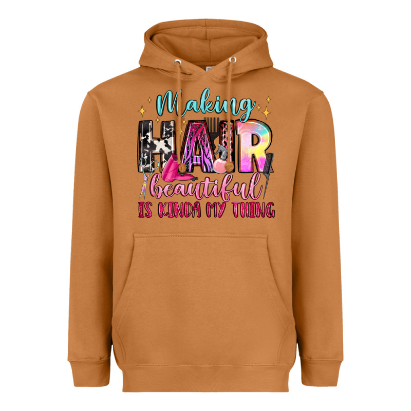 Making Hair Beautiful Is Kinda My Thing Heavyweight Hoodie by LillyAllenDesigns | Teevron