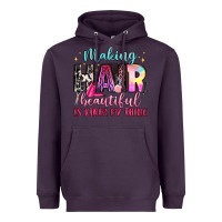 Plum making hair beautiful is kinda my thing Heavyweight Hoodie - LillyAllenDesigns