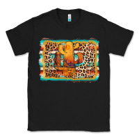 Black cactus western leopard Classic Tee - AdoDesignShop