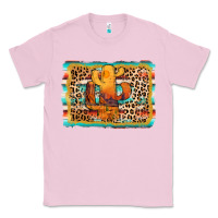 Bubblegum Pink cactus western leopard Classic Tee - AdoDesignShop
