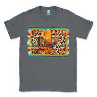 Charcoal Heather cactus western leopard Classic Tee - AdoDesignShop