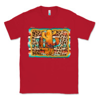 Red cactus western leopard Classic Tee - AdoDesignShop
