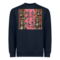 Navy life is better with a pittie Heavyweight Sweatshirt - JahusDesignShop