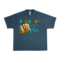Midnight Navy raised on sweet tea and jesus Urban Heavy Tee - AdoDesignShop