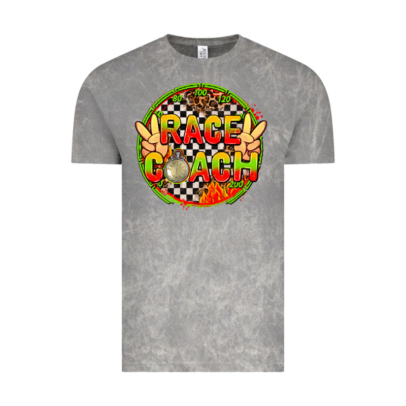 Race Coach With Leopard And Peace Hand Vintage Tee by AdoDesignShop | Teevron