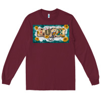 Burgundy western love nurse license plate template Long Sleeve Tee - BarkalooDesign