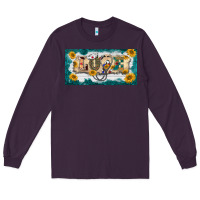 Plum western love nurse license plate template Long Sleeve Tee - BarkalooDesign