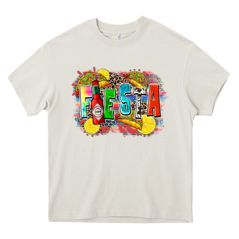 Taco Fiesta Heavy Core Tee by Zillion Design Studio | Teevron