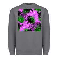 Storm halloween spider green leopard seamless pattern Heavyweight Sweatshirt - BundleAndBundleShop
