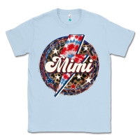 Dusty Blue Western Mimi Patriotic 4th of July Classic Tee - LillyAllenDesigns