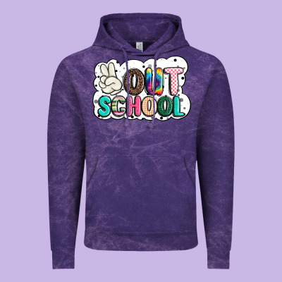 Peace Out School Vintage Hoodie Designed By Jahusdesignshop
