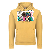 Vintage Mustard peace out school Vintage Hoodie - JahusDesignShop
