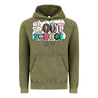 Vintage Olive peace out school Vintage Hoodie - JahusDesignShop