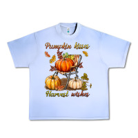 Grape Ice pumpkin kisses harvest wishes Urban Heavy Tee - BundleAndBundleShop