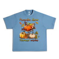 Pebble Blue pumpkin kisses harvest wishes Urban Heavy Tee - BundleAndBundleShop