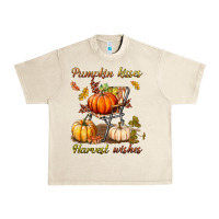 Sandshell pumpkin kisses harvest wishes Urban Heavy Tee - BundleAndBundleShop
