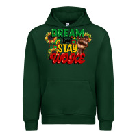 Forest Green dream but stay woke juneteenth Urban Hoodie - CowGirlArtShop