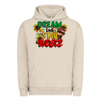 Pigment French Oak dream but stay woke juneteenth Urban Hoodie - CowGirlArtShop