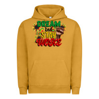 Pigment Peanut Butter dream but stay woke juneteenth Urban Hoodie - CowGirlArtShop