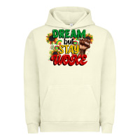 Pigment Pistachio dream but stay woke juneteenth Urban Hoodie - CowGirlArtShop
