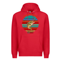 Red If It's Not About Fishing I'm Not Interested Premium Hoodie - Bettercallsaul
