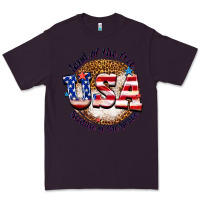 Plum land of the free usa because of the brave billie w Premium Tee - texasbilliewilder