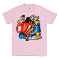 Bubblegum Pink hockey coffee Classic Tee - AdoDesignShop