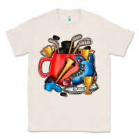 Natural hockey coffee Classic Tee - AdoDesignShop