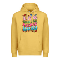 Antique Gold ain't no hood like mother hood Premium Hoodie - JahusDesignShop