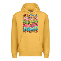 Mustard ain't no hood like mother hood Premium Hoodie - JahusDesignShop