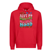 Red ain't no hood like mother hood Premium Hoodie - JahusDesignShop