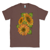 Chestnut sunflowers b Classic Tee - Artiststas