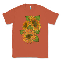 Copper sunflowers b Classic Tee - Artiststas