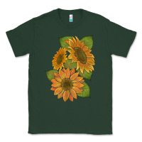 Sports Green sunflowers b Classic Tee - Artiststas