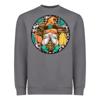 Storm fall gnomes round earrings 1 Heavyweight Sweatshirt - Artiststas