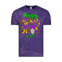 Cloud Purple happy mardi gras y'all gnome Vintage Tee - JahusDesignShop