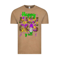 Vintage Coffee happy mardi gras y'all gnome Vintage Tee - JahusDesignShop