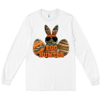 White easter egg hunter boys Long Sleeve Tee - Jasminsmagicworld