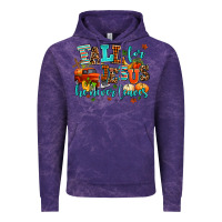 Cloud Purple fall for jesus he never leaves Vintage Hoodie - AdoDesignShop